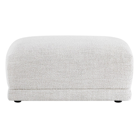 Boucle Ottoman with Armless Design