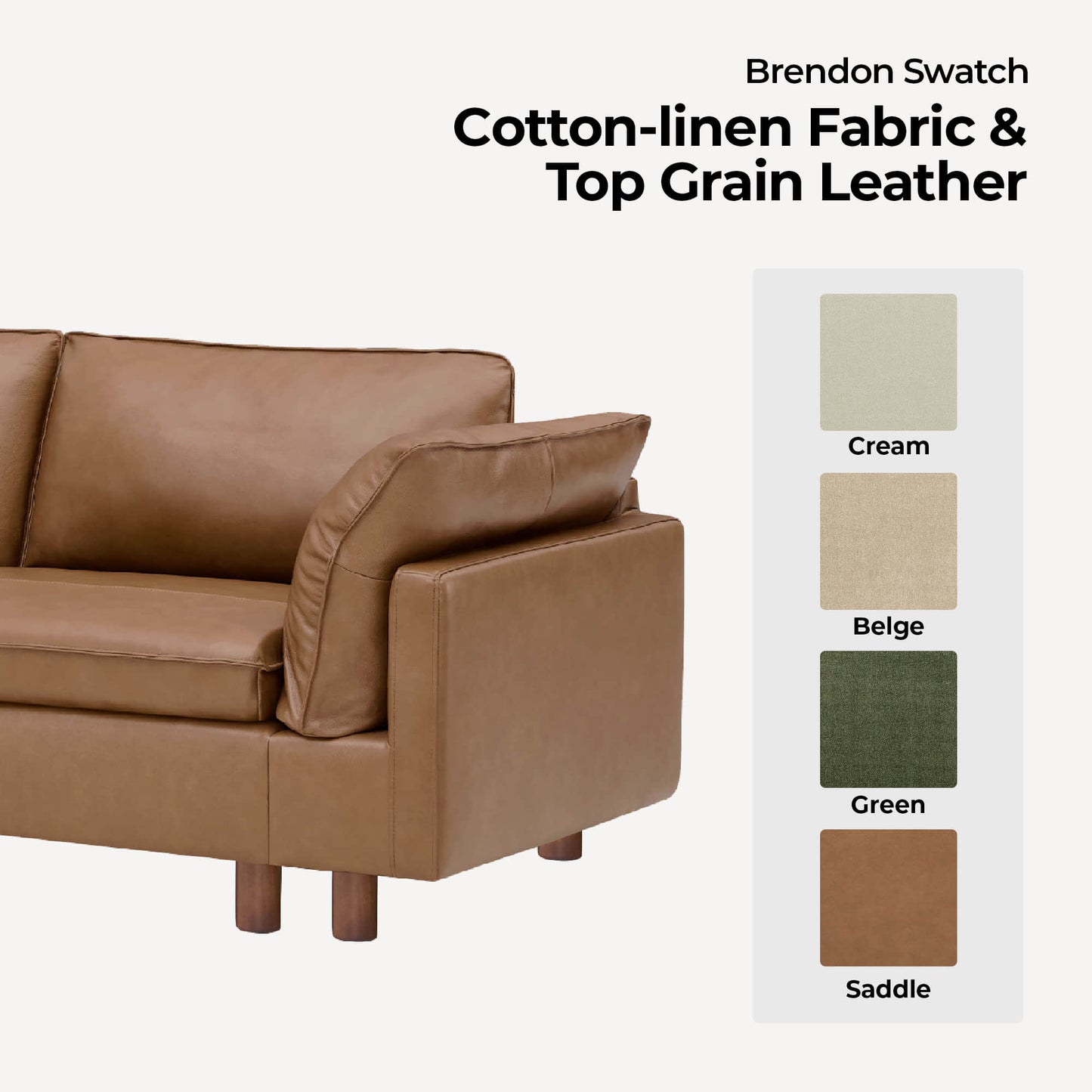 Brendon Sofa Fabric Swatches Collection