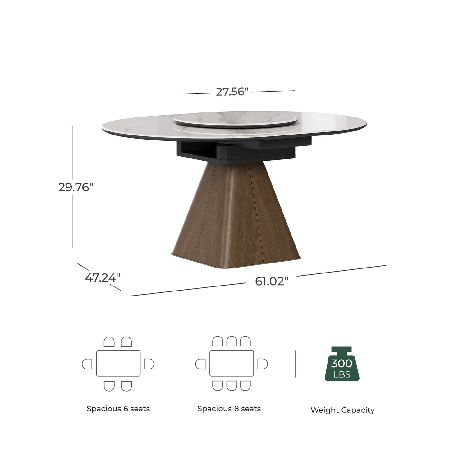 Camila Round Dining Table
