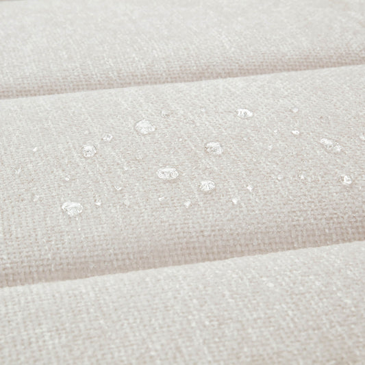 Channel-Tufted Plush Upholstered Platform Bed