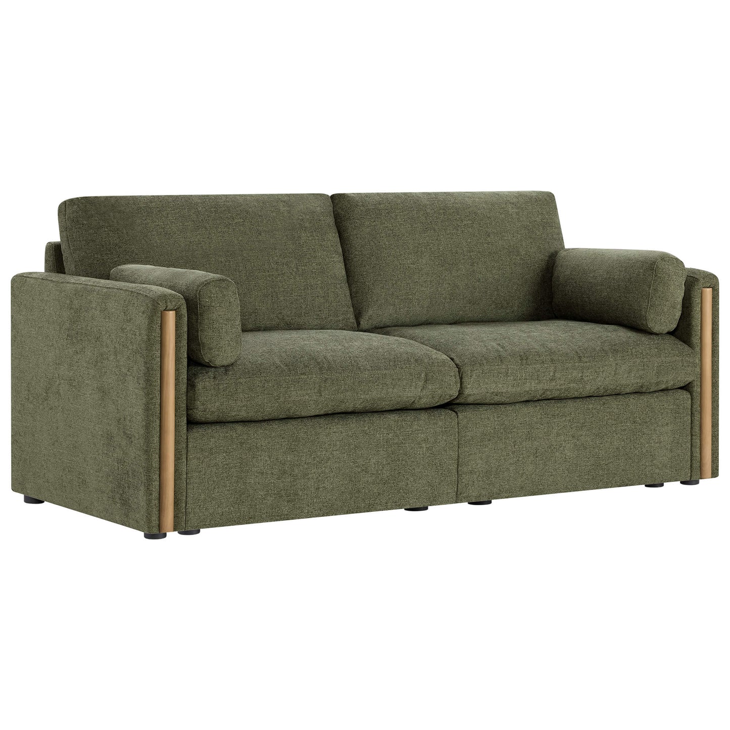 Chenille 2-Seat Sofa with Modern Design