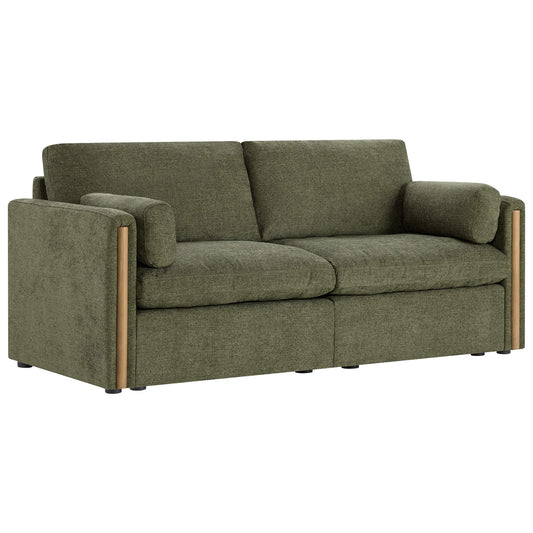 Chenille 2-Seat Sofa with Modern Design