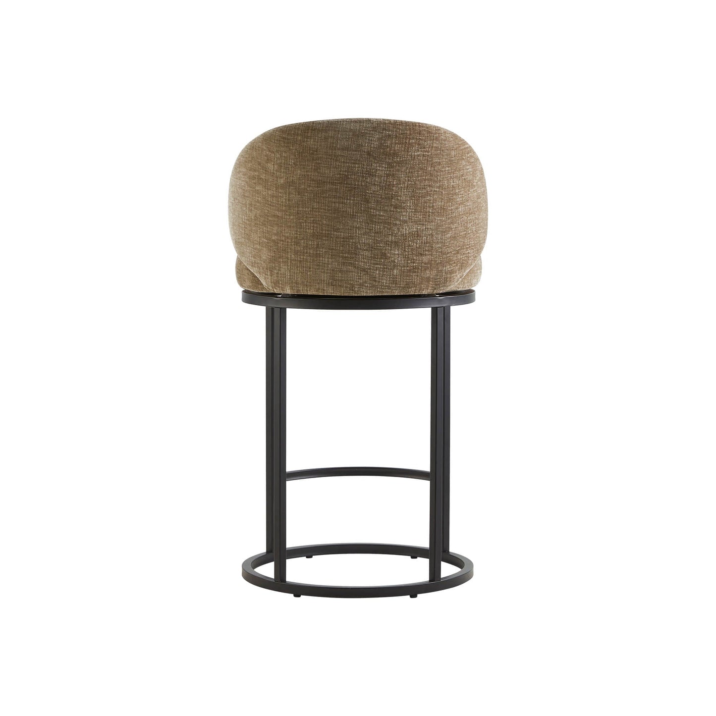 Chenille Swivel Counter Stool Set in Modern Design