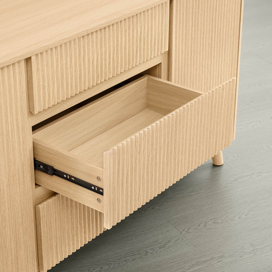 Clara Contemporary Wood Sideboard with 62-Inch Length
