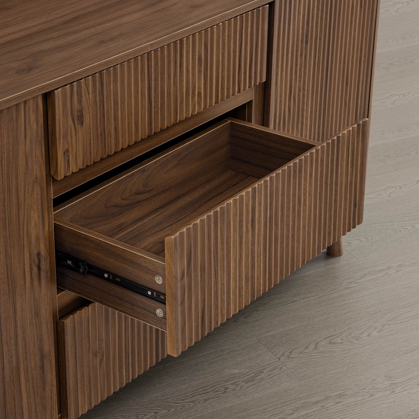 Clara Contemporary Wood Sideboard with 62-Inch Length
