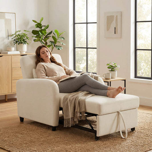 Convertible Sleeper Chair with Modern Design