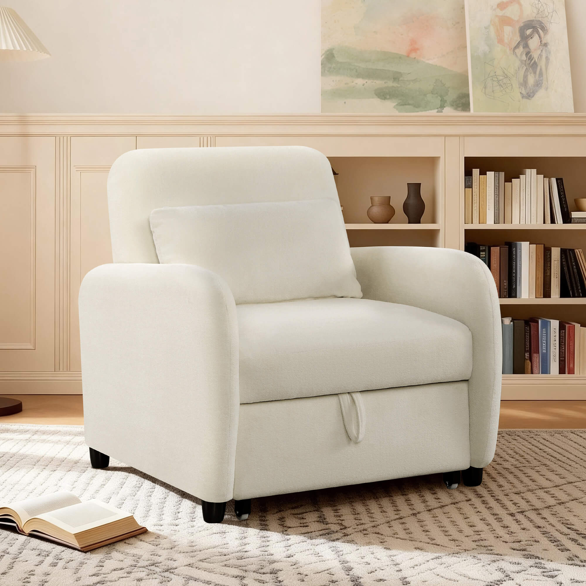 Convertible Sleeper Chair with Modern Design