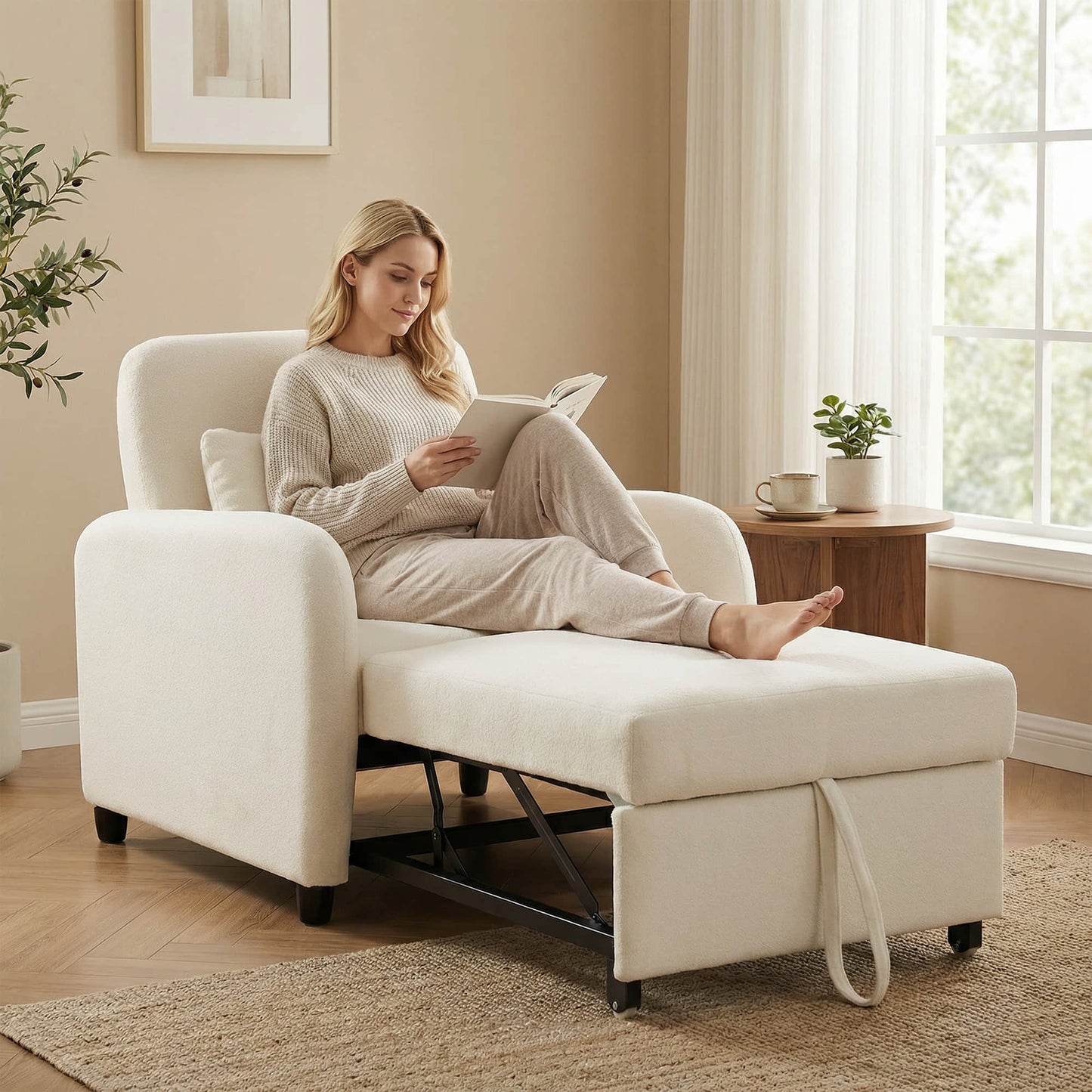 Convertible Sleeper Chair with Modern Design