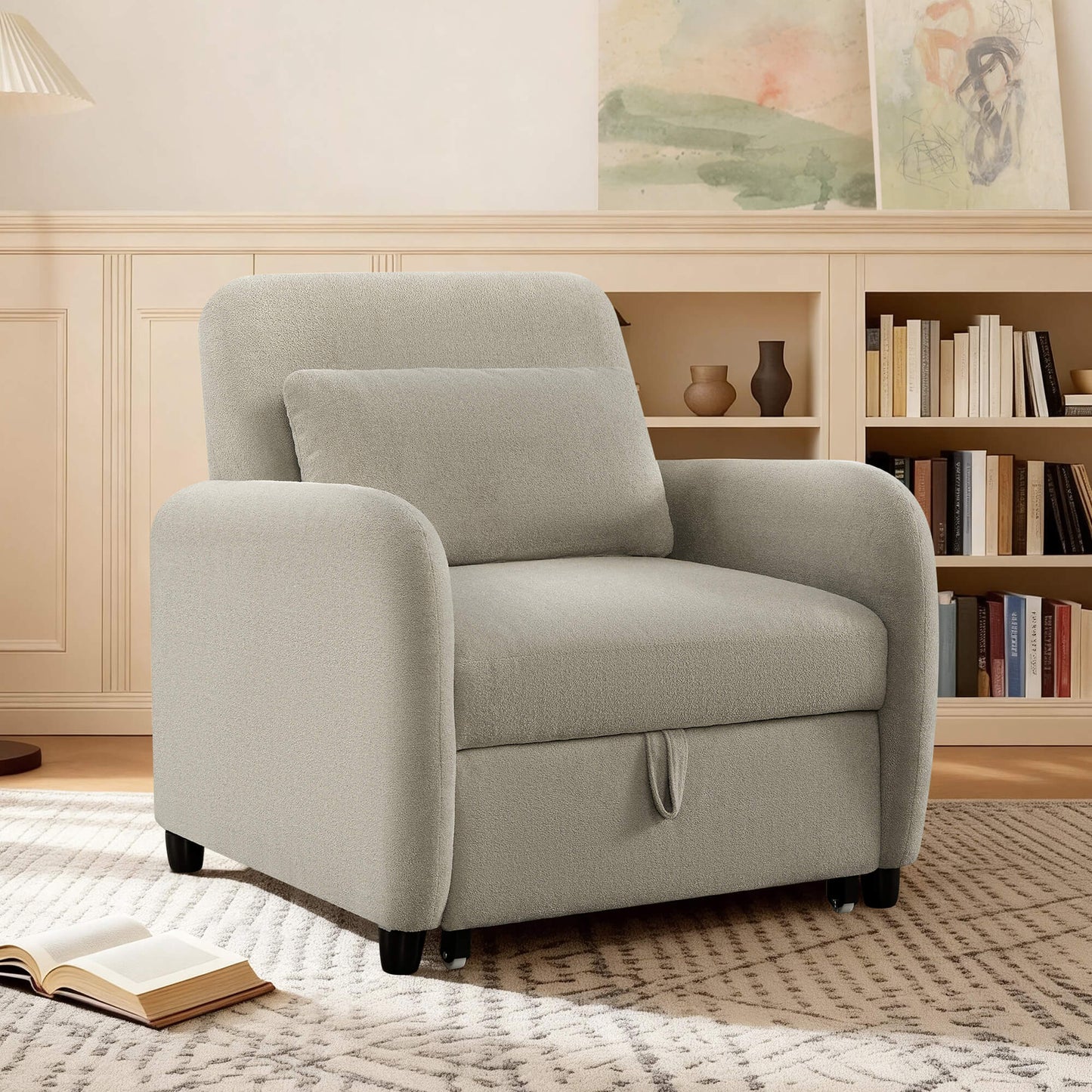 Convertible Sleeper Chair with Modern Design