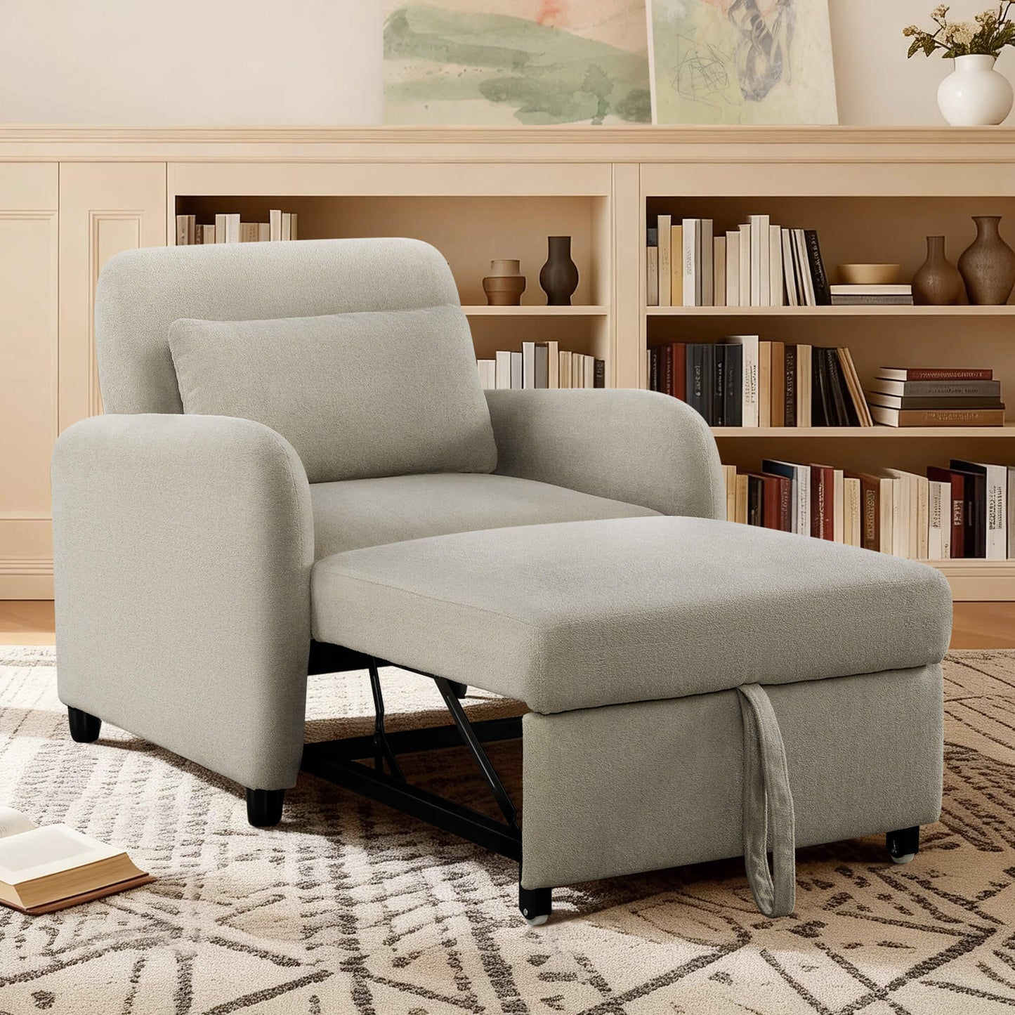Convertible Sleeper Chair with Modern Design