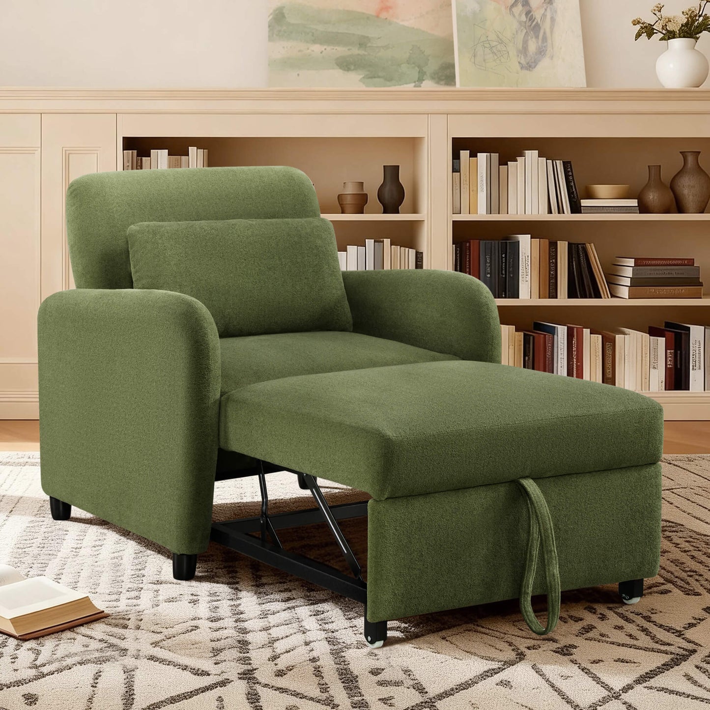 Convertible Sleeper Chair with Modern Design