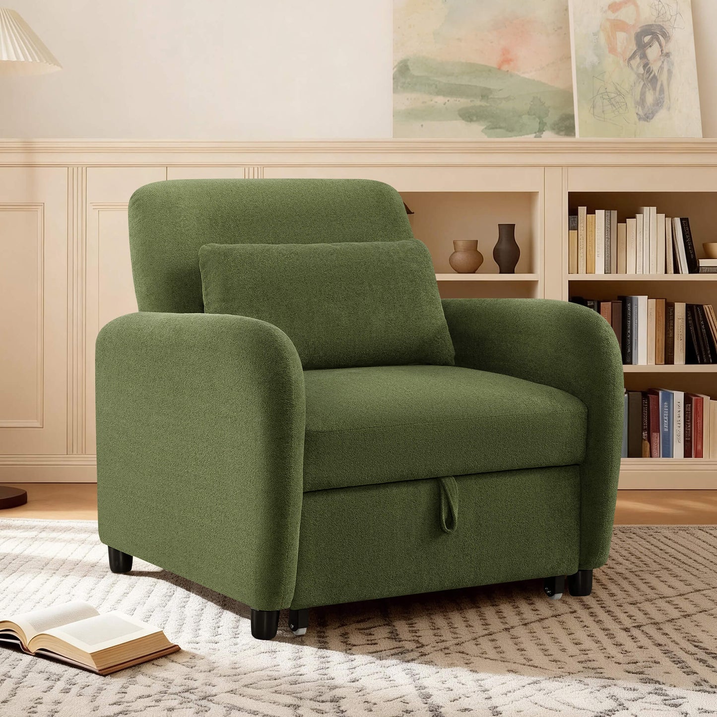 Convertible Sleeper Chair with Modern Design