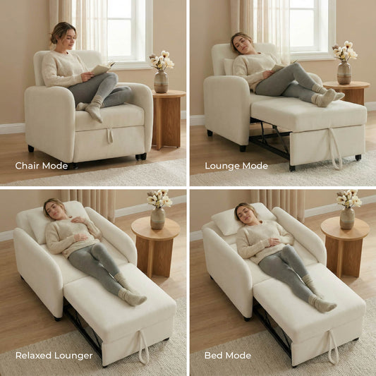 Convertible Sleeper Chair with Modern Design