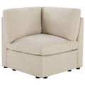 Corner Sofa in Cozy Chenille with Modern Design