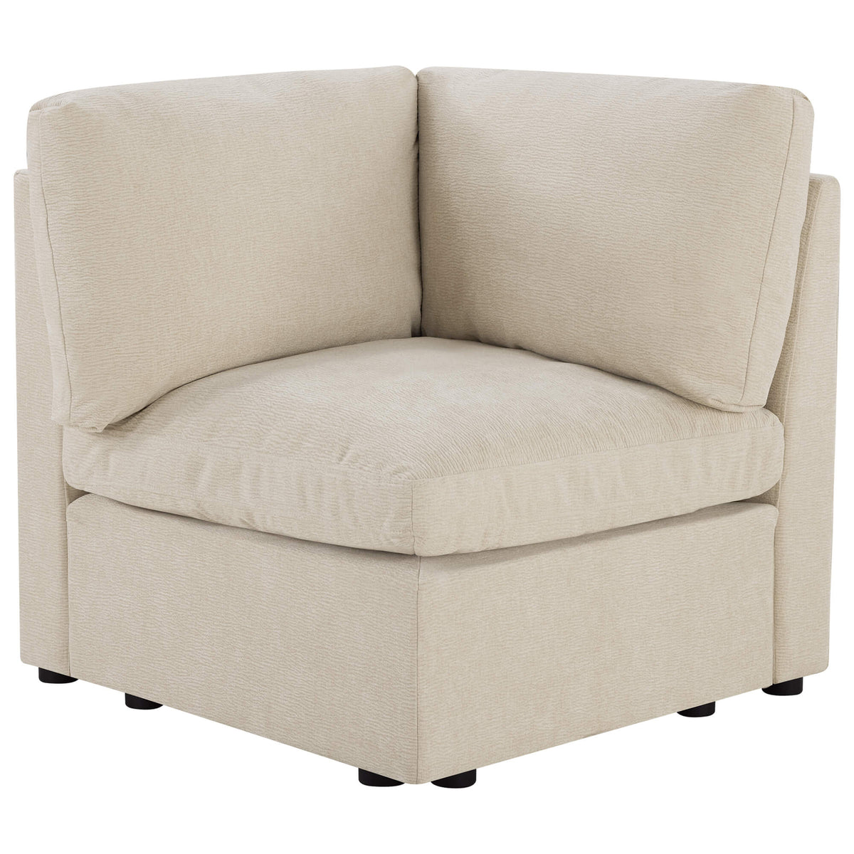 Corner Sofa in Cozy Chenille with Modern Design