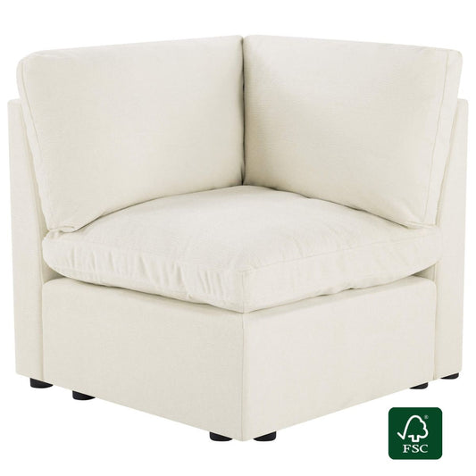 Corner Sofa in Cozy Chenille with Modern Design
