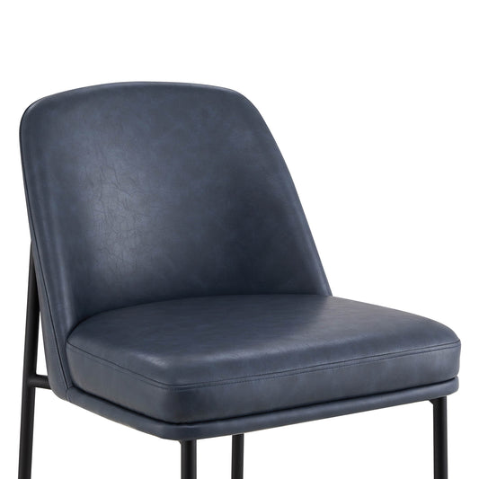 Counter Stools with Metal Base and Comfortable Backrest