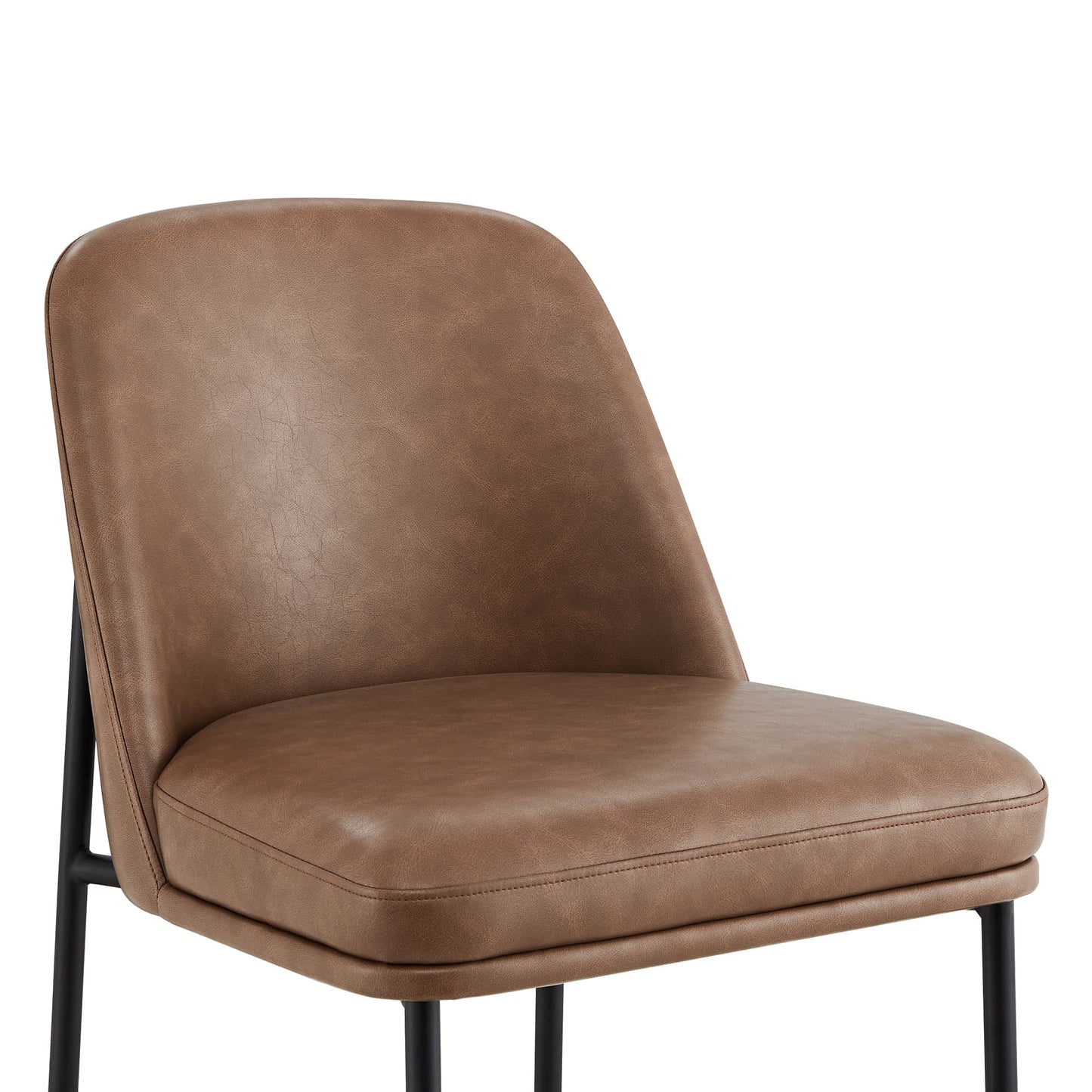 Counter Stools with Metal Base and Comfortable Backrest