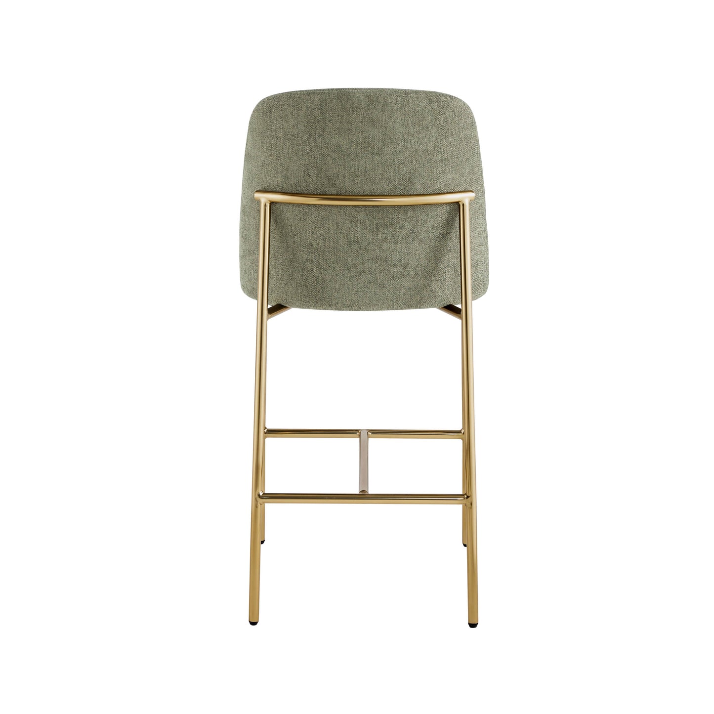 Counter Stools with Metal Base and Comfortable Backrest