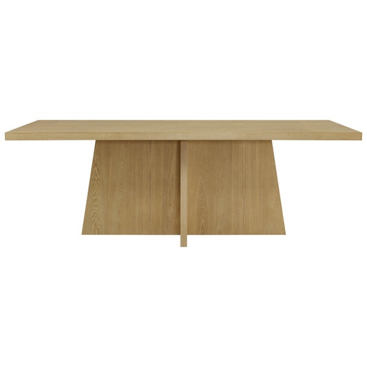 Cross Pedestal Dining Table in Solid Wood
