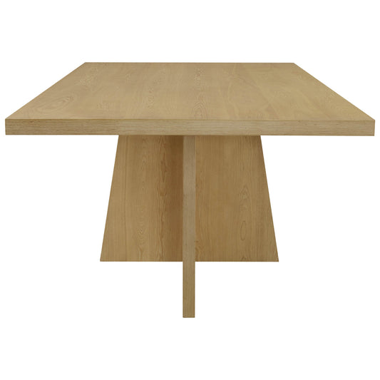 Cross Pedestal Dining Table in Solid Wood