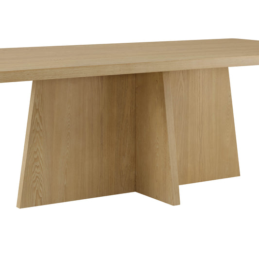 Cross Pedestal Dining Table in Solid Wood