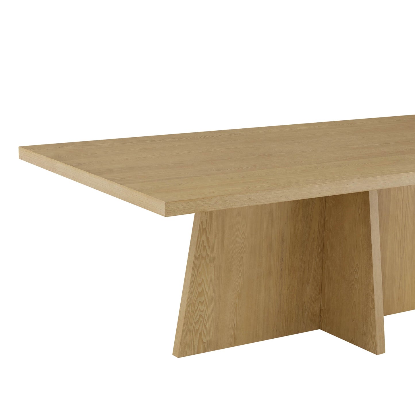 Cross Pedestal Dining Table in Solid Wood