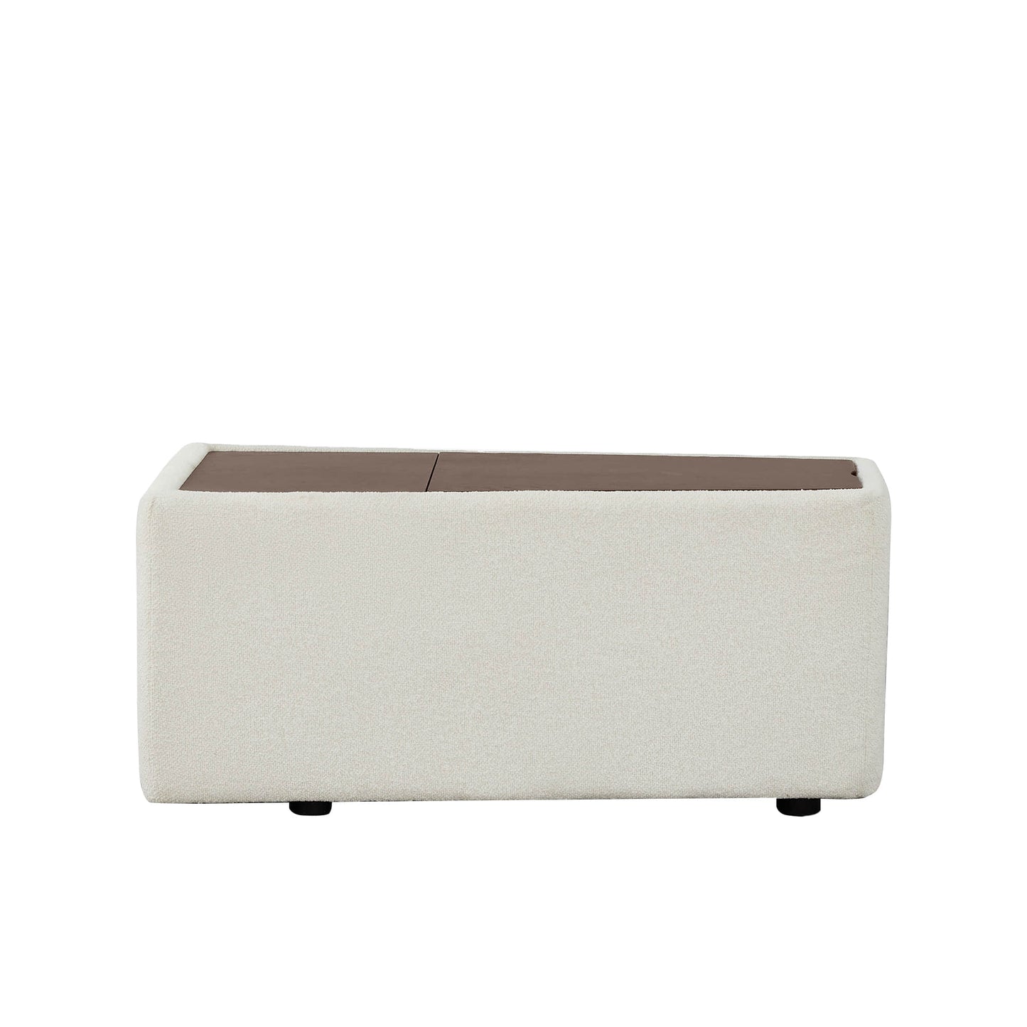 Curved 2-Seat Modular Sofa with Generous Dimensions