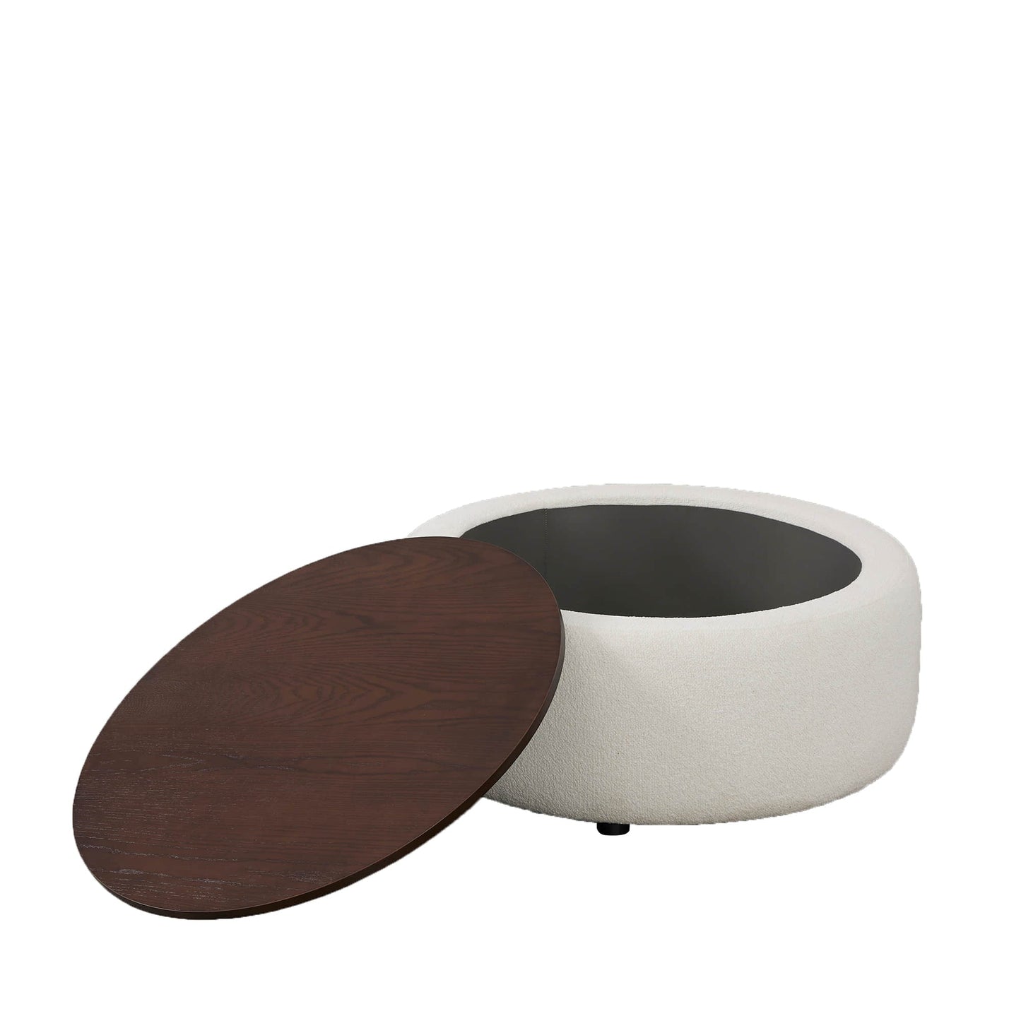 Curved 2-Seat Modular Sofa with Generous Dimensions