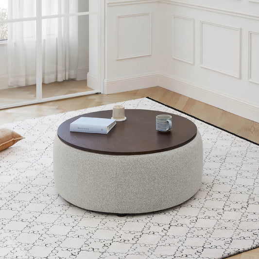 Curved 2-Seat Modular Sofa with Generous Dimensions