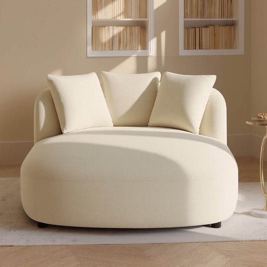 Curved Chaise Lounge Chair in Modern Design