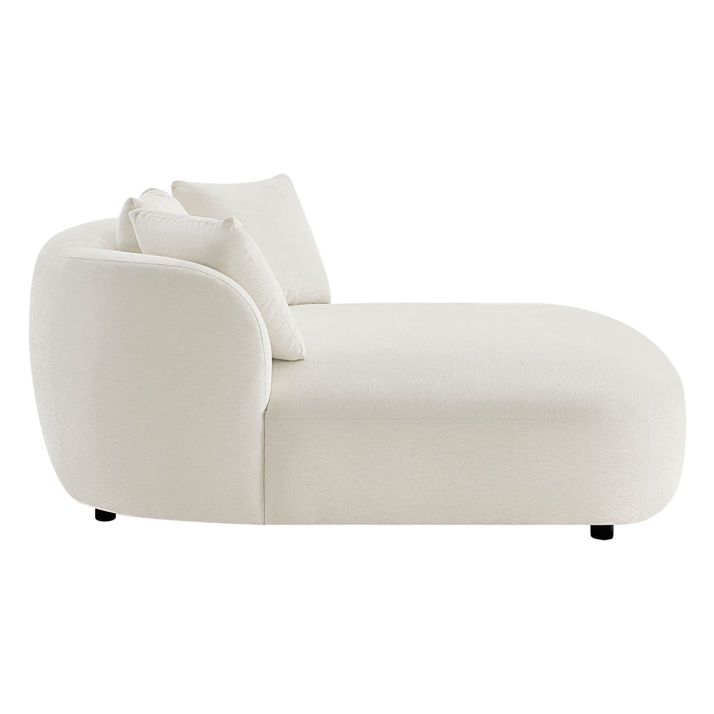 Curved Chaise Lounge Chair in Modern Design