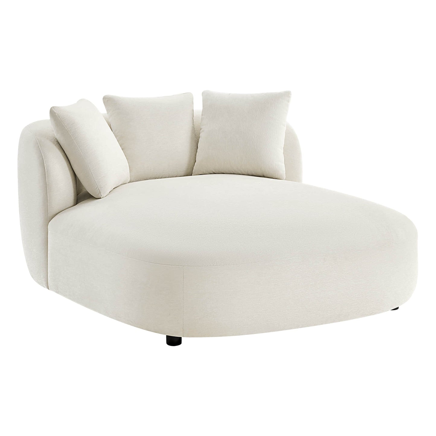 Curved Chaise Lounge Chair in Modern Design