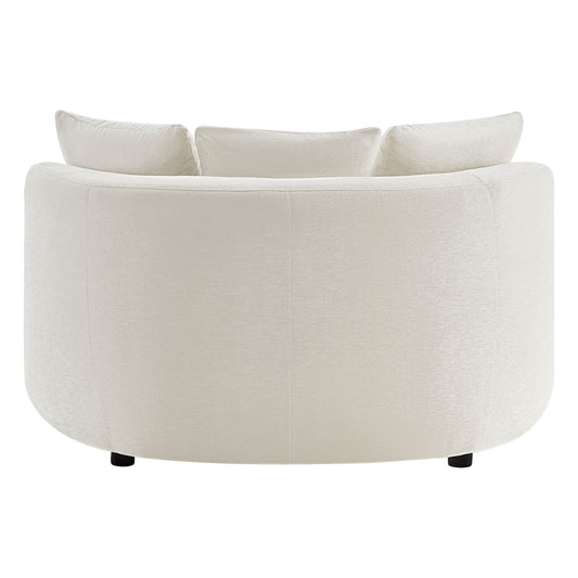 Curved Chaise Lounge Chair in Modern Design