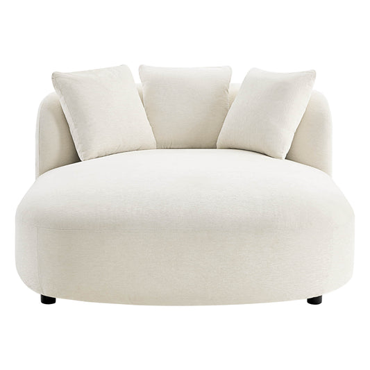 Curved Chaise Lounge Chair in Modern Design