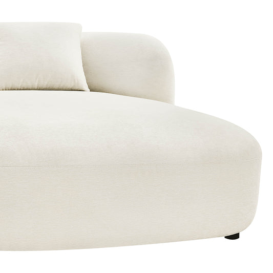 Curved Chaise Lounge Chair in Modern Design