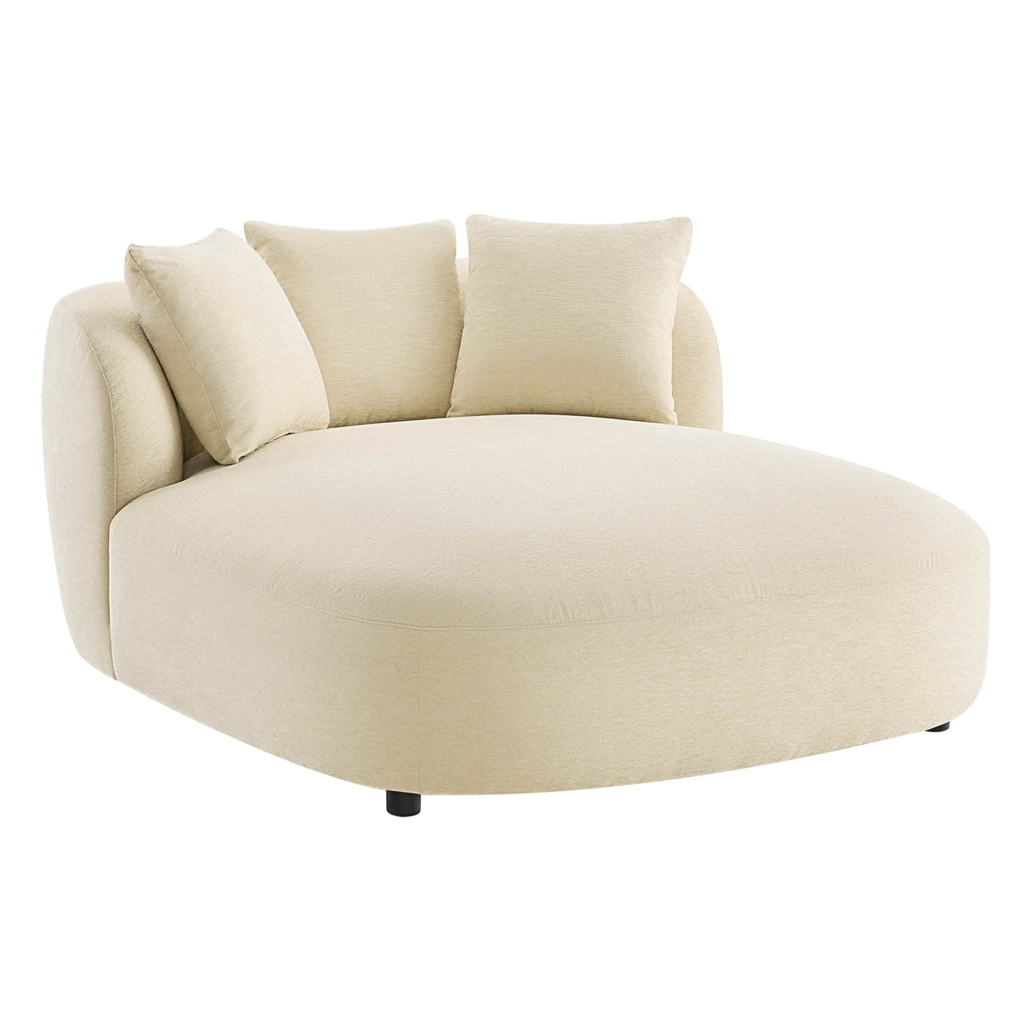 Curved Chaise Lounge Chair in Modern Design