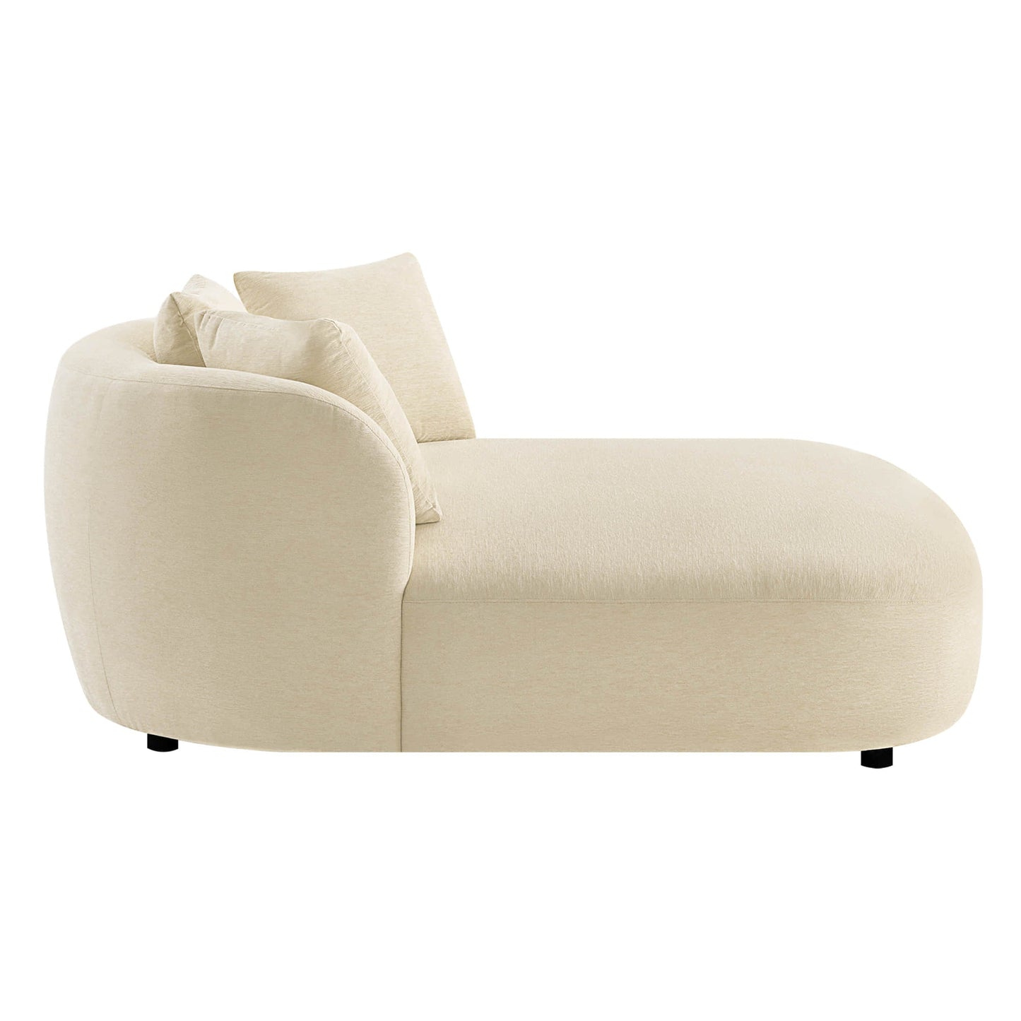 Curved Chaise Lounge Chair in Modern Design
