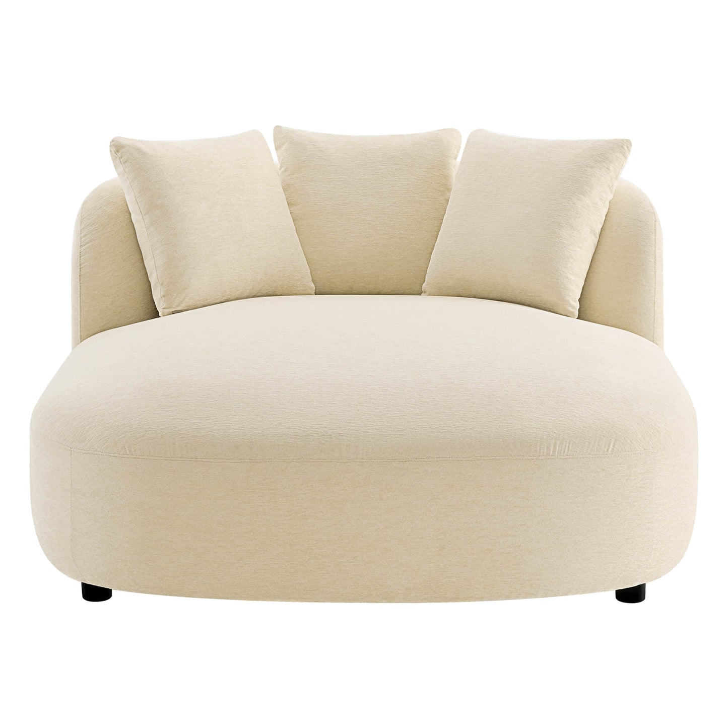 Curved Chaise Lounge Chair in Modern Design