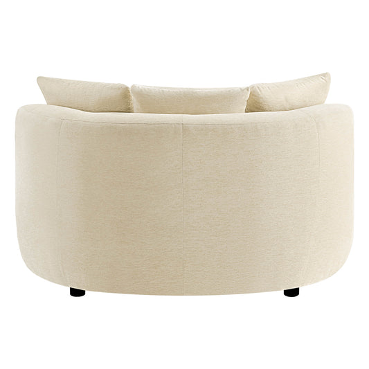 Curved Chaise Lounge Chair in Modern Design