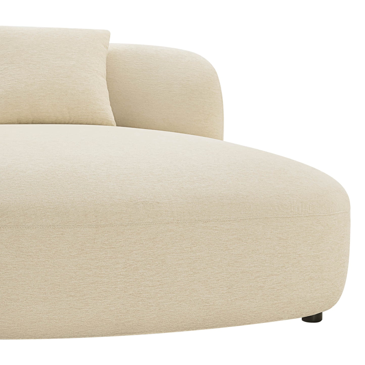 Curved Chaise Lounge Chair in Modern Design