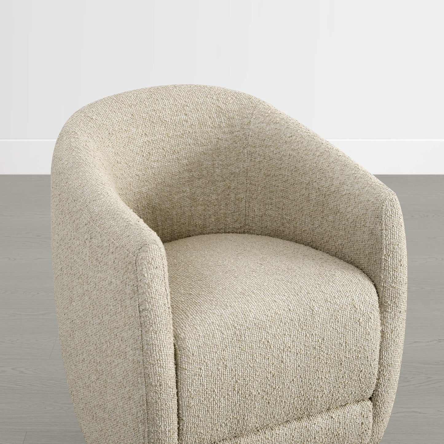 Curved Genuine Leather Dining Chair Set of 2