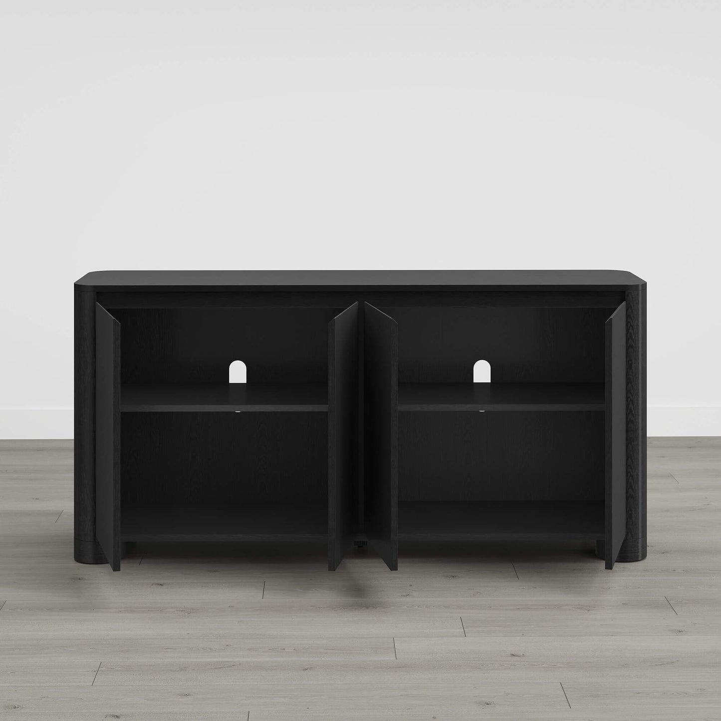 Curved Sideboard in 63” Multi-Section Design