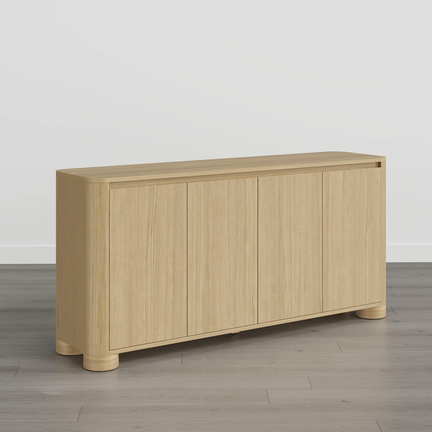 Curved Sideboard in 63” Multi-Section Design