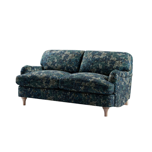 Daphnis Linen Blend Sofa with Julien Pattern, 2-Seater