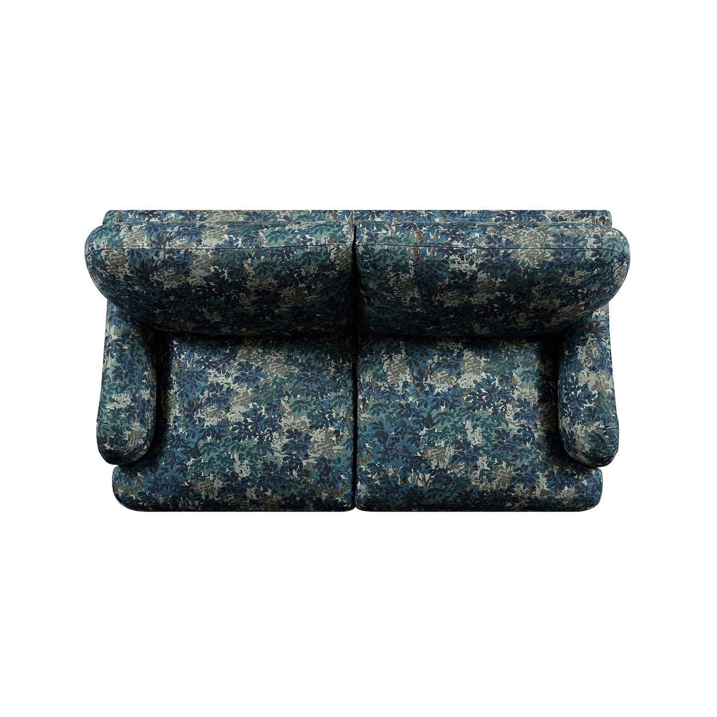 Daphnis Linen Blend Sofa with Julien Pattern, 2-Seater