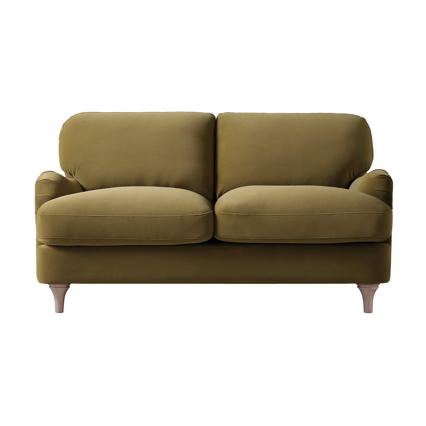Daphnis Velvet Sofa in Fudge, 2-Seater Design