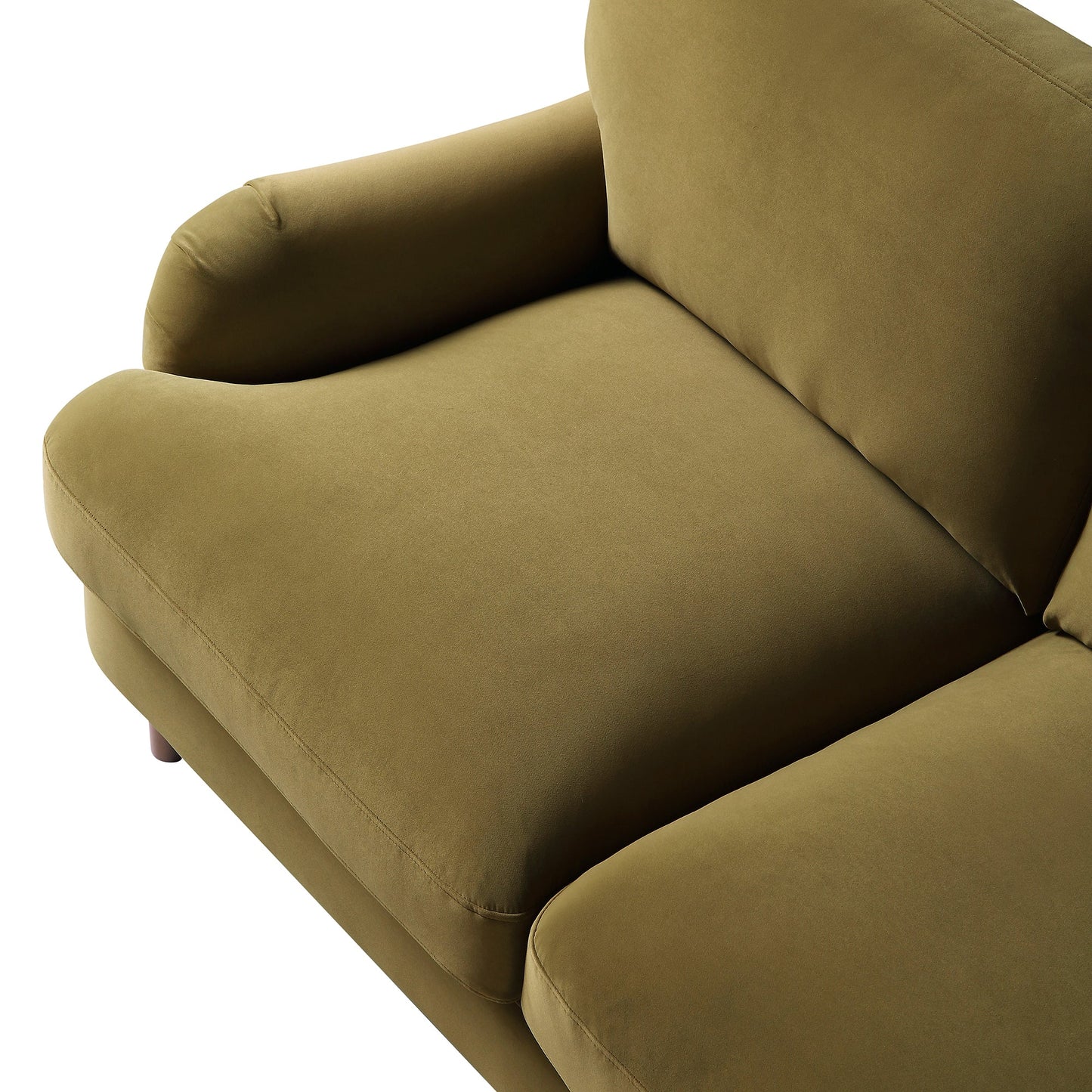 Daphnis Velvet Sofa in Fudge, 2-Seater Design