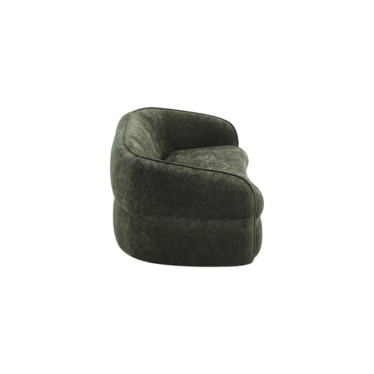Deep Seat Sofa with Tufted Sculptural Back Design