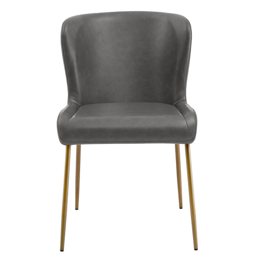 Dining Chair Set of 2 with Wooden Legs